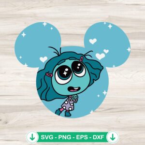 Inside Out 2 Envy SVG file for cricut, cutting file, mouse ears design