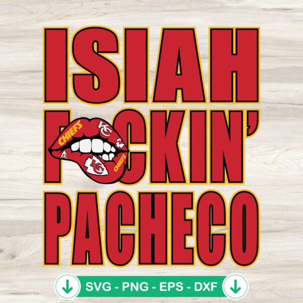 Isiah Pacheco SVG file for Cricut cutting machine