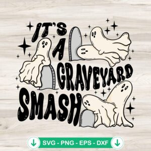 Its a Graveyard Smash SVG file for Halloween crafts