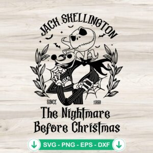Jack Skellington svg file for Cricut, cutting file