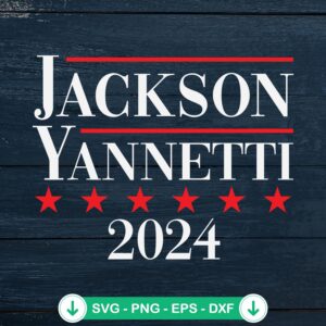 Jackson Yannetti 2024 svg file for cricut cutting machine