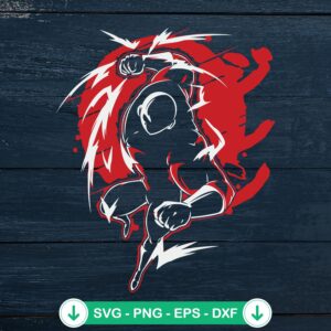 Jiren Dragon Ball SVG file for cutting machines