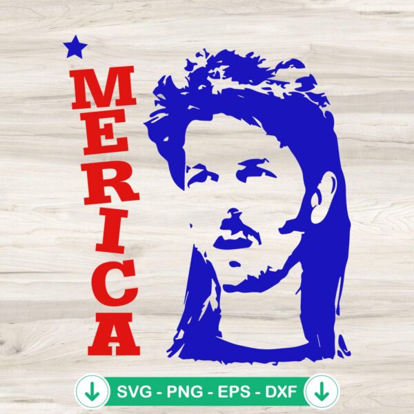 Joe Dirt Merica SVG file for Cricut and cutting machine