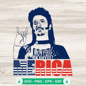Joe Dirt Merica SVG cut file for Cricut and cutting machines