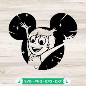 Joy SVG file Disney Mouse Ears cut file design