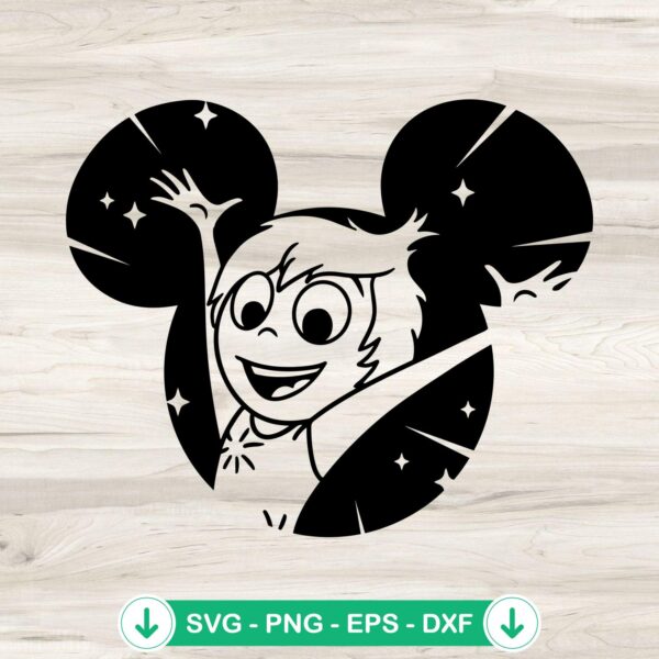 Joy SVG file Disney Mouse Ears cut file design