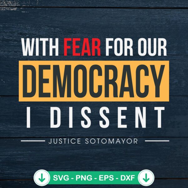 Justice Sonia Sotomayor SVG file for cutting machine