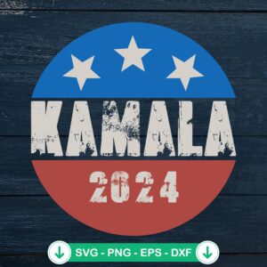 Kamala Harris 2024 svg file for cricut svg cutting file