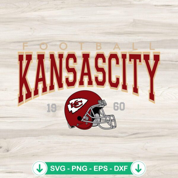 Kansas City Chiefs SVG file for cricut cutting machine