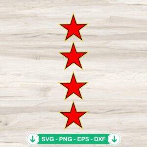 Kansas City Chiefs Star SVG file for cutting machine