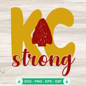 Kansas City Strong SVG file for Cricut, cutting file