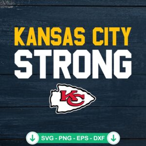Kansas City Strong SVG file for Cricut cutting machine