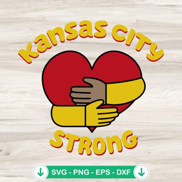 Kansas City Strong SVG file for Cricut cutting machine