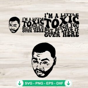 Kevin Gates SVG file, cricut svg, cutting file, toxic design