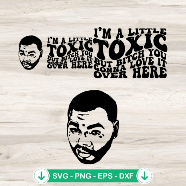 Kevin Gates SVG file, cricut svg, cutting file, toxic design