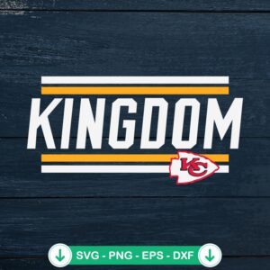 Kingdom Kc Chiefs SVG file for Cricut cutting machine