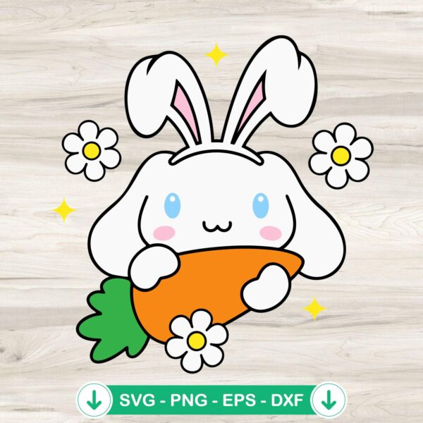Kitty Cinnamoroll Easter svg file for cricut cutting