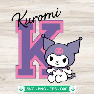 Kuromi Hello Kitty SVG file, cricut svg cutting file