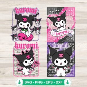 Kuromi SVG file cut file for Cricut and other cutting machines