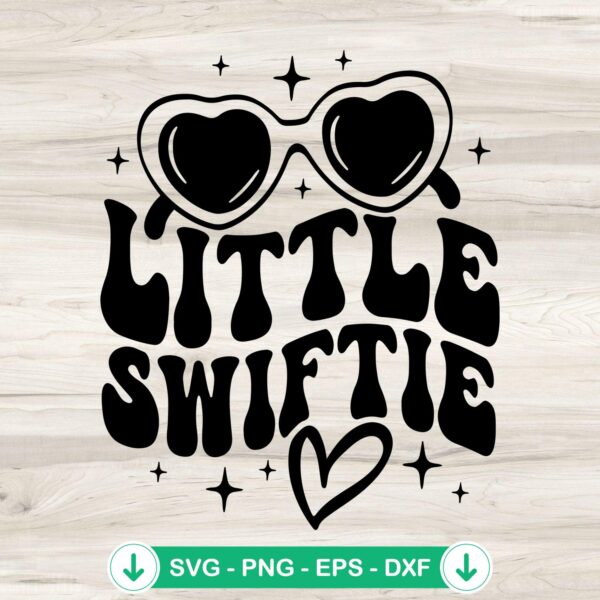 Little Swiftie SVG file for Cricut cutting machine