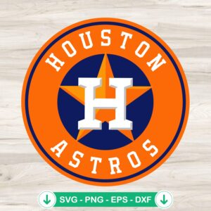 Houston Astros SVG file for Cricut cutting machine
