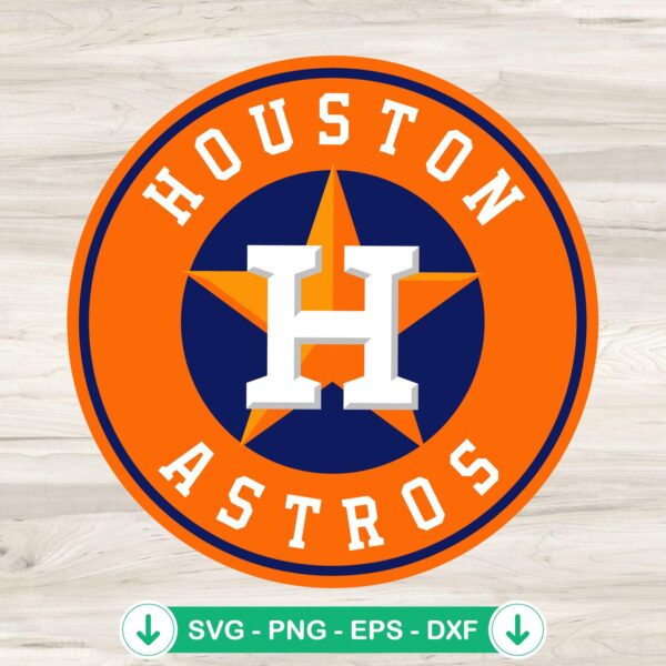 Houston Astros SVG file for Cricut cutting machine