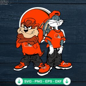 Looney Tunes Tasmanian Devil and Bugs Bunny SVG file, cutting file, cricut svg
