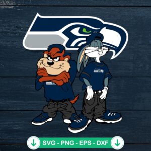 Looney Tunes Tasmanian Devil Bugs Bunny football SVG file