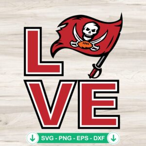 Tampa Bay Buccaneers Logo SVG file for Cricut and cutting machines