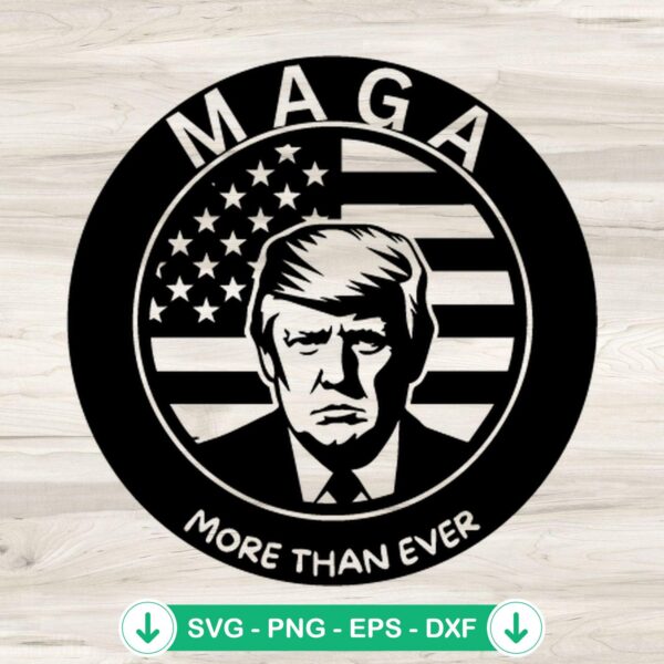 MAGA SVG file for Trump 2024 - cutting file for Cricut