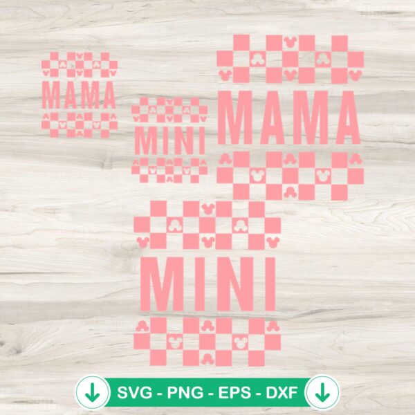 Mama Mini SVG Bundle cutting file for Cricut and DIY
