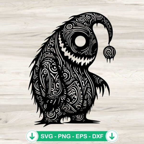 Mandala Oogie Boogie SVG file for cutting machines