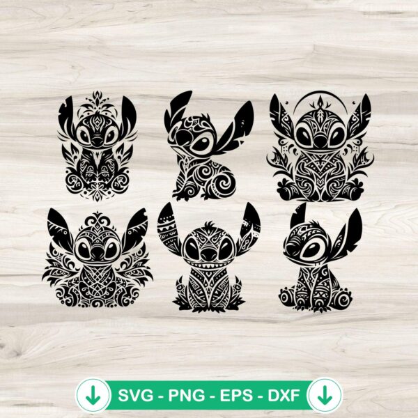 Mandala Stitch SVG file design for Cricut cutting machine