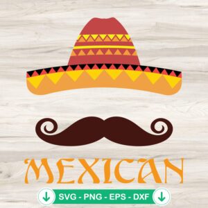 Mexican Hat SVG file for Cinco De Mayo, cricut svg cut file