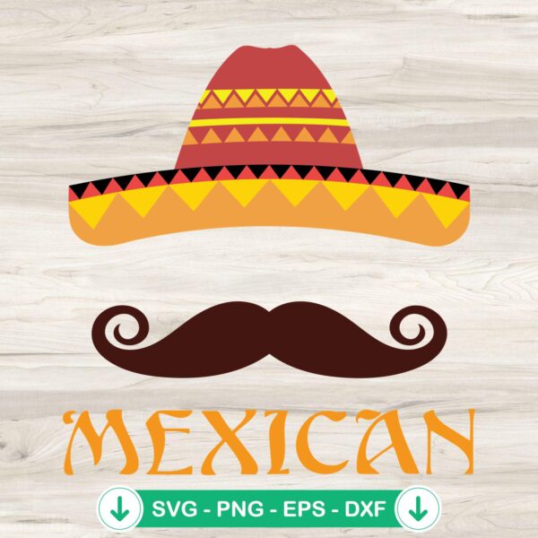 Mexican Hat SVG file for Cinco De Mayo, cricut svg cut file
