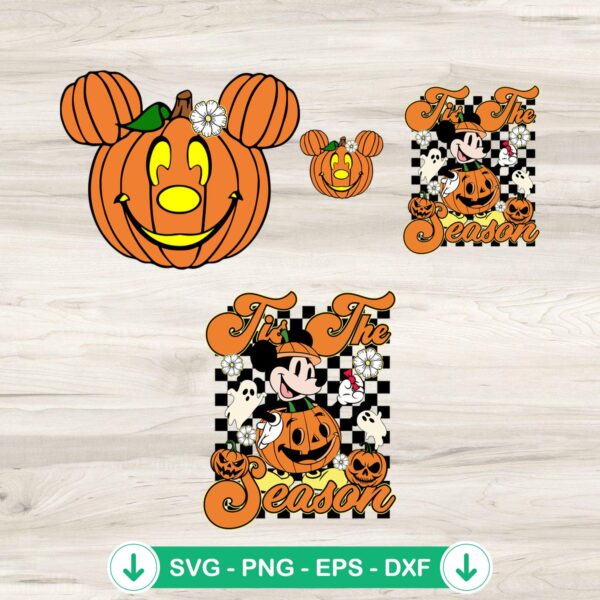 Mickey Tis The Season Halloween SVG file for cutting machines