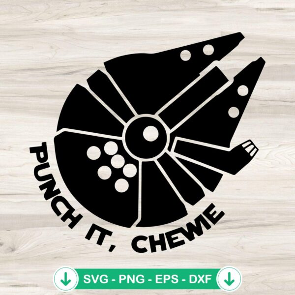 Millennium Falcon SVG file for Cricut and cutting machines
