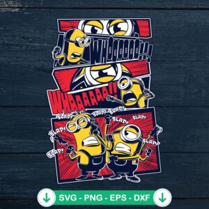 Minions SVG file for Cricut, cutting file for Minions Clipart