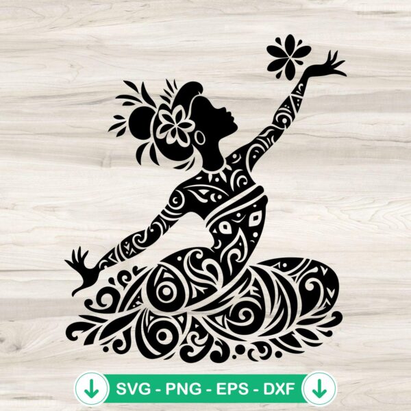 Mulan Mandala SVG file for cricut and cutting machines
