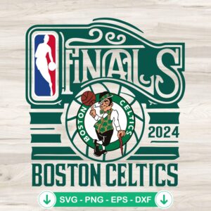 NBA Finals 2024 Boston Celtics SVG file for Cricut cutting machine