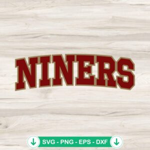 Niners SVG file for San Francisco Football, cricut svg cut file