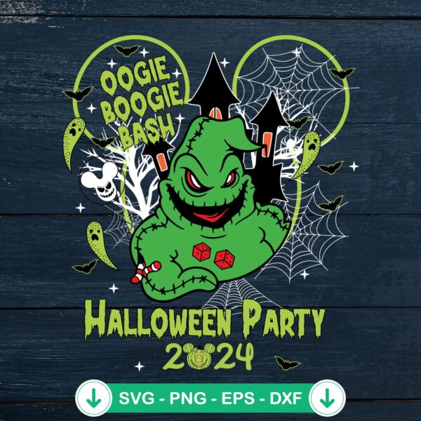Oogie Boogie Bash SVG file for Halloween party 2024, cricut svg cutting file