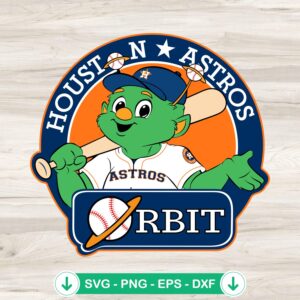 Orbit Houston Astros SVG file, cricut svg, cutting file