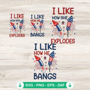 Patriotic Couple SVG file for cutting machines
