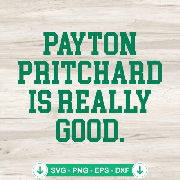Payton Pritchard SVG file for Cricut and DIY projects