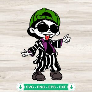 Peso-Pluma-Beetlejuice-SVG.jpg Peso Pluma Beetlejuice SVG file for Cricut cutting machine