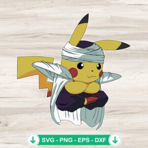 Pikachu Piccolo Dragon Ball SVG file for Cricut cutting machine