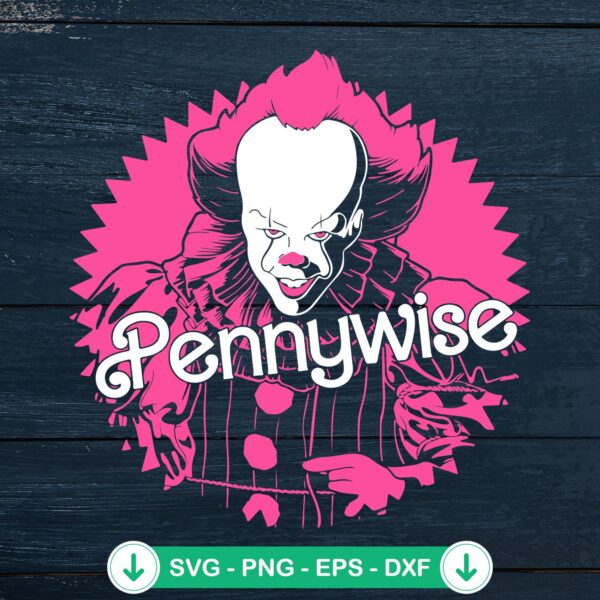 Pennywise It movie SVG file for cutting machines cricut