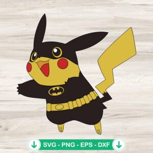 Pokemon Batman SVG file for Cricut and cutting machine