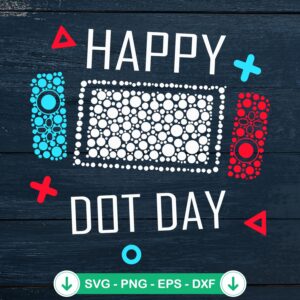 Polka Dots Gaming Controller svg file for cricut and cutting machine